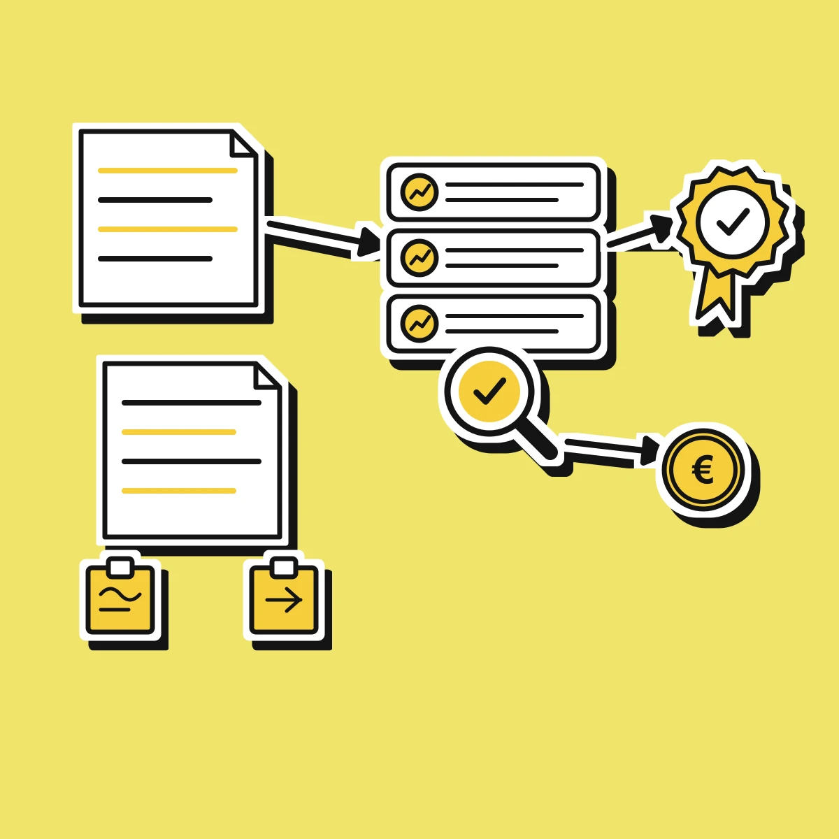 Illustration of an AI coding tool ROI business case weighing costs against defensible benefits