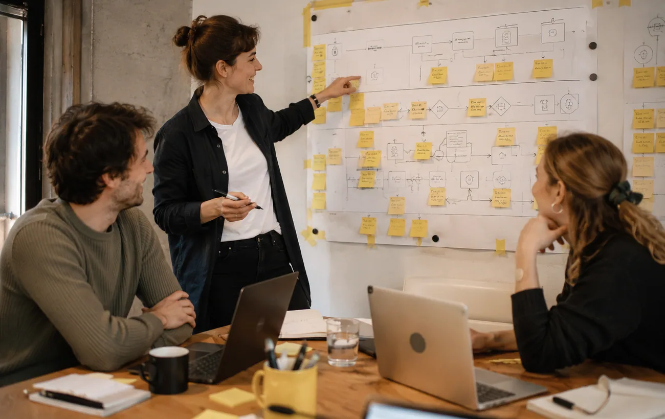 Case study illustration for an executive AI rollout decision path