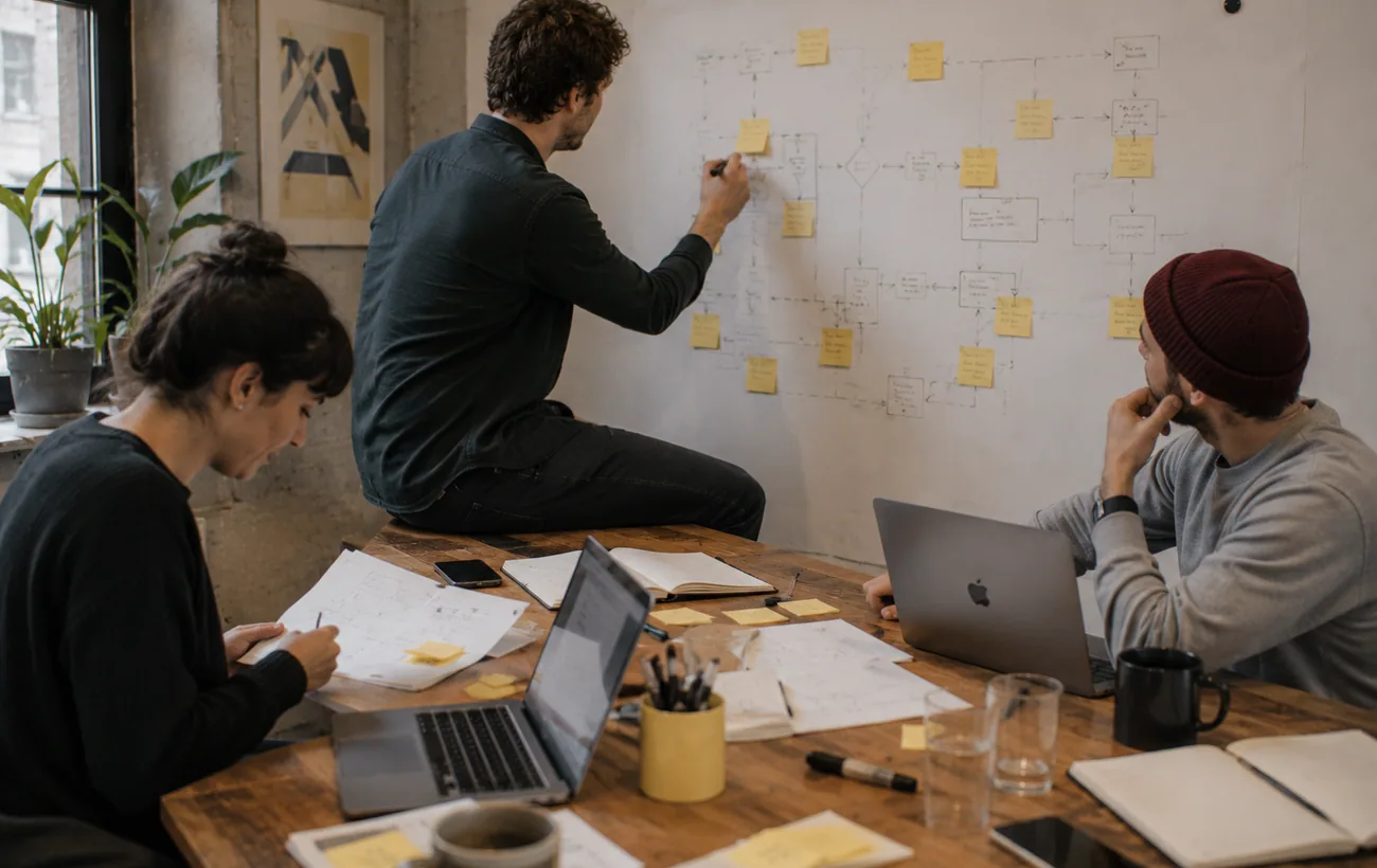 Case study illustration for aligning post-acquisition teams on one AI operating model